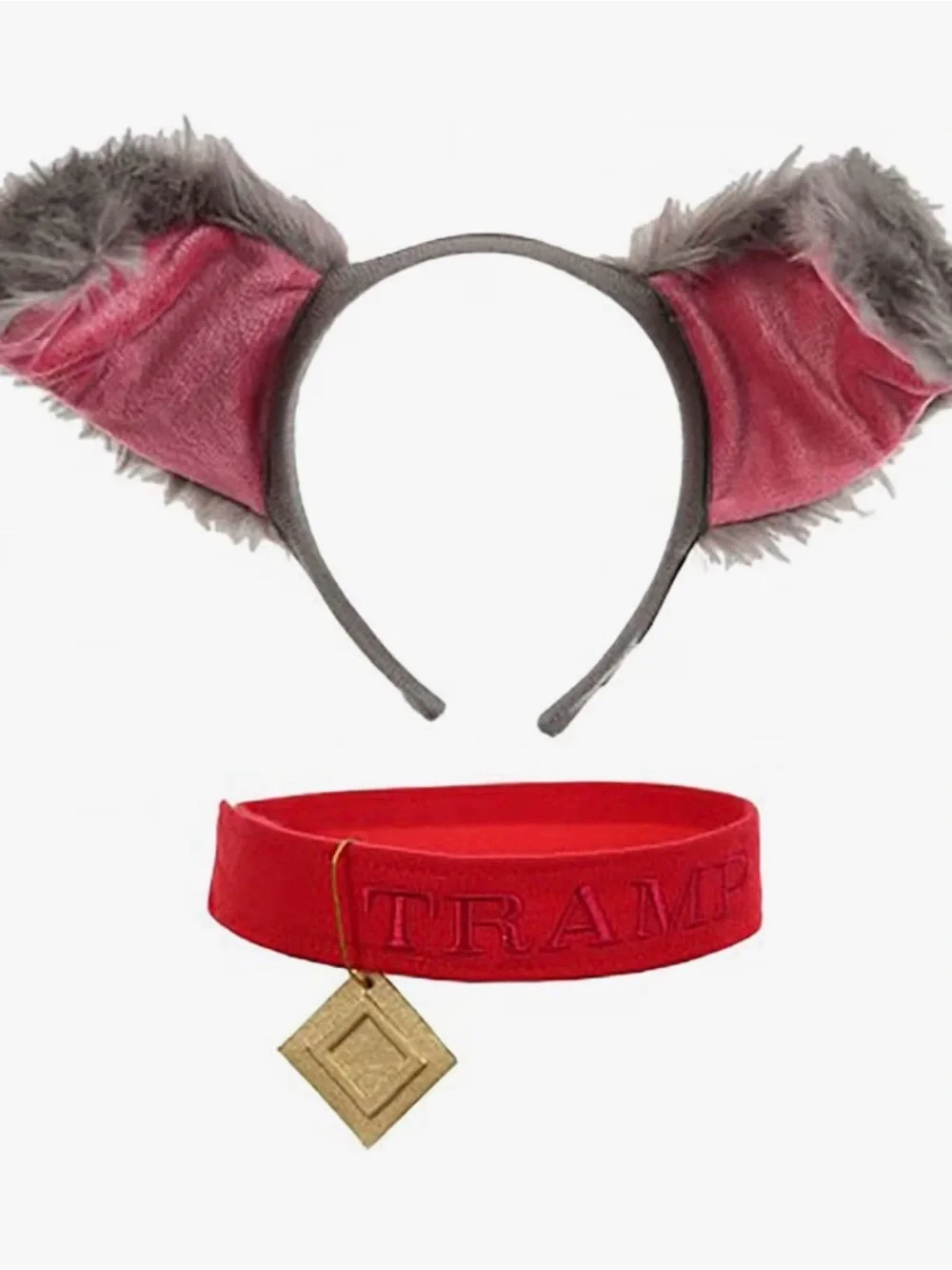 Disney Plush Character Headband Duo in Brown, Gray, Red and Pink